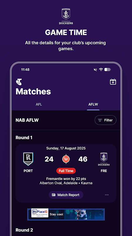 Fremantle Dockers Official App screenshot 4