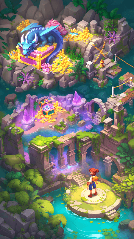 Merge Adventure: Travel Games screenshot 4