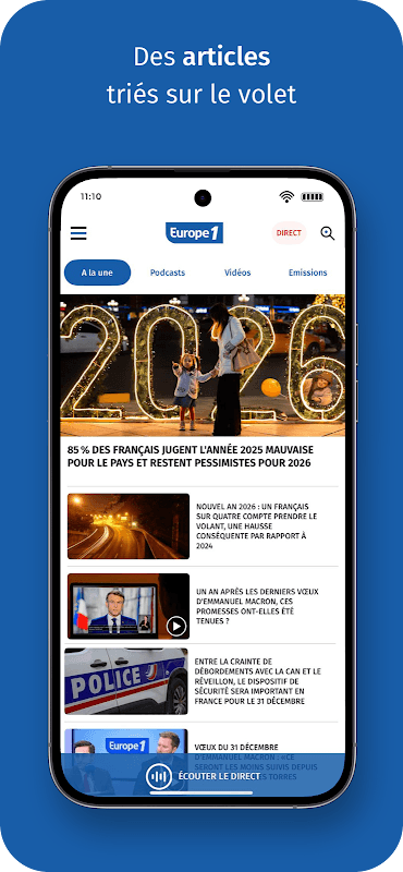 Europe 1: radio, podcast, actu screenshot 3