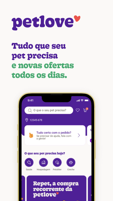 Petlove -  petshop e saúde pet screenshot 1