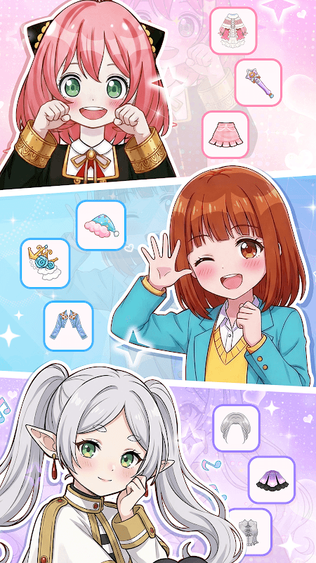 Anime Dress Up & Makeup Doll screenshot 5