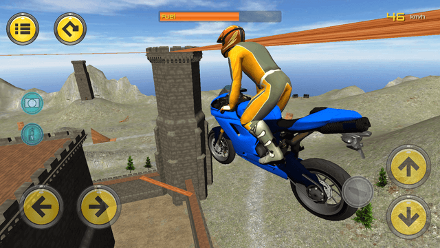 Motorbike Medieval Drive 3D screenshot 3