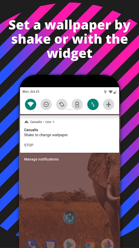 Casualis:Auto wallpaper change screenshot 1