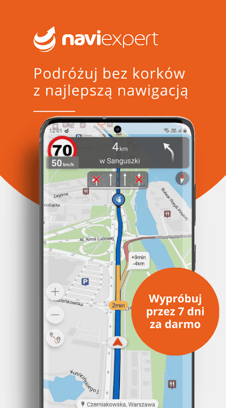 NaviExpert - Nawigacja i Mapy, Korki, Fotoradary screenshot 1