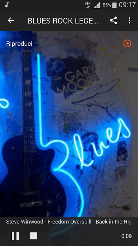 Blues music radio screenshot 3