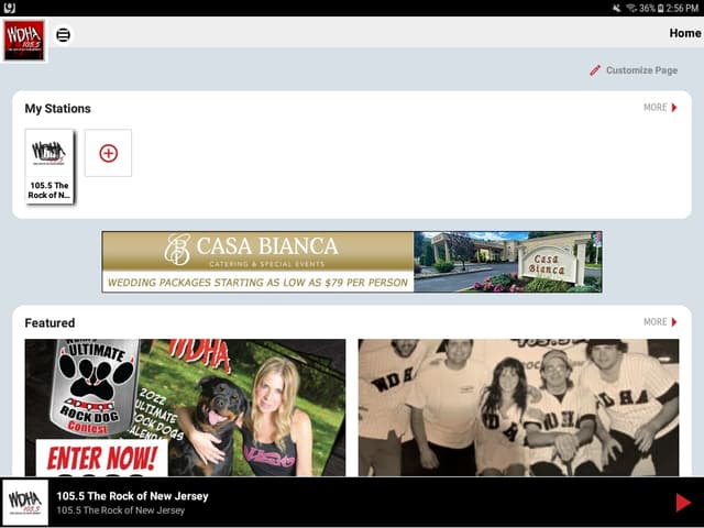 105.5 WDHA Player screenshot 3