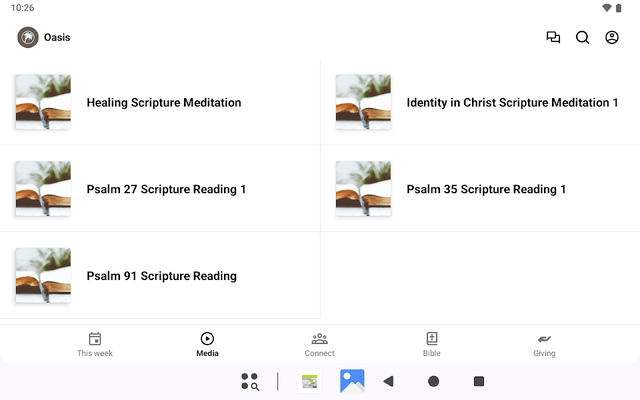 Oasis Church WH screenshot 5