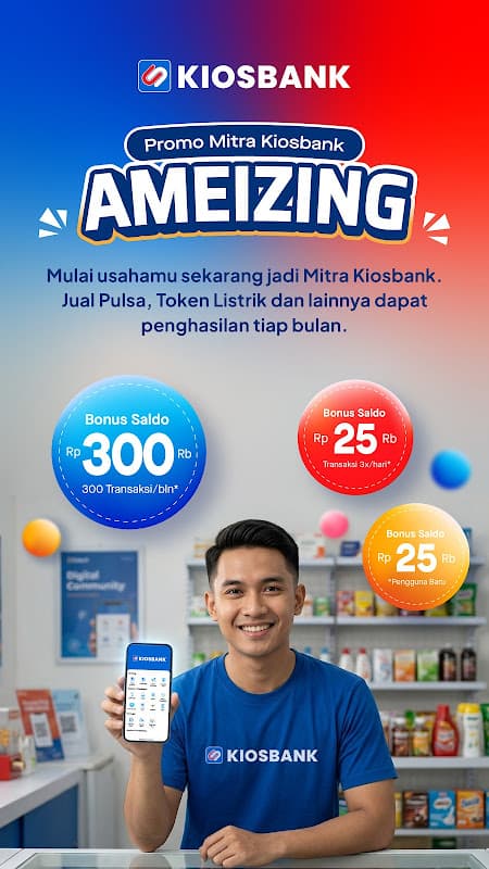 Mitra Kiosbank: Pulsa & PPOB screenshot 1