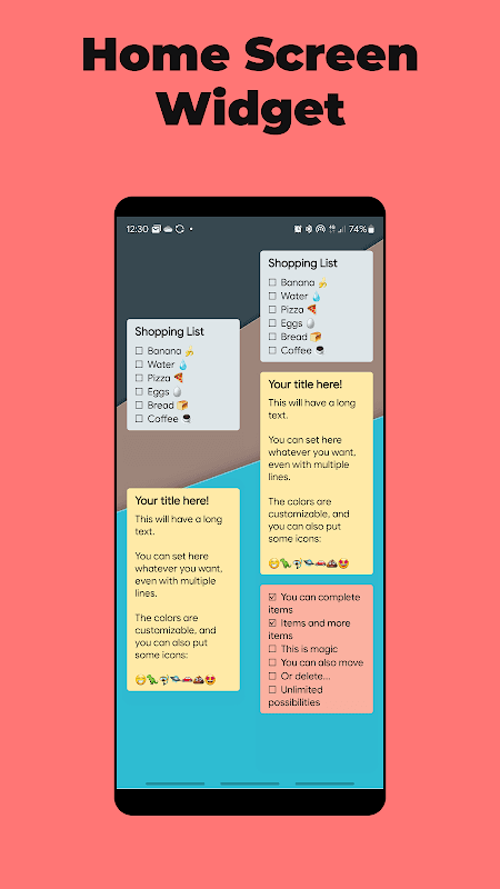 Notas Adhesivas y Widget screenshot 4