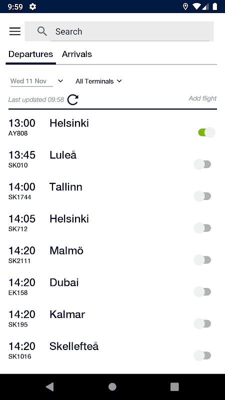 Swedavia Airports screenshot 3