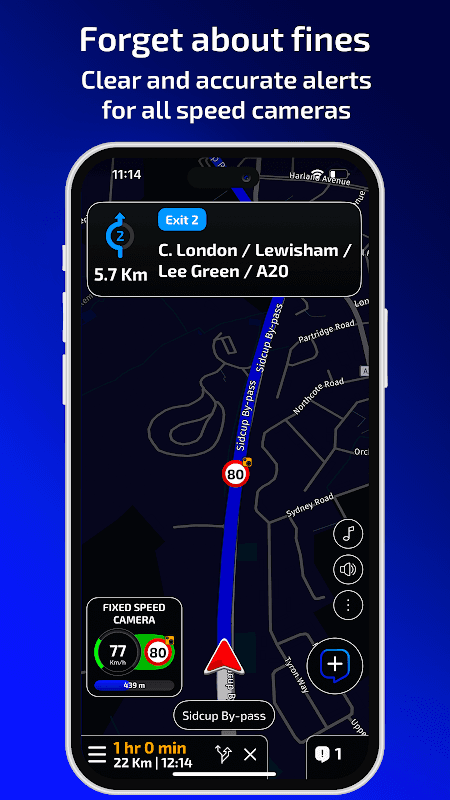 Radarbot Free Speed Cameras UK screenshot 3