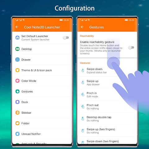 Cool Note9 Launcher for Note, A, S - Theme, UI screenshot 6