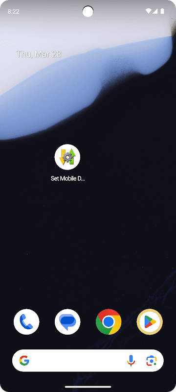 Set Mobile Data screenshot 2
