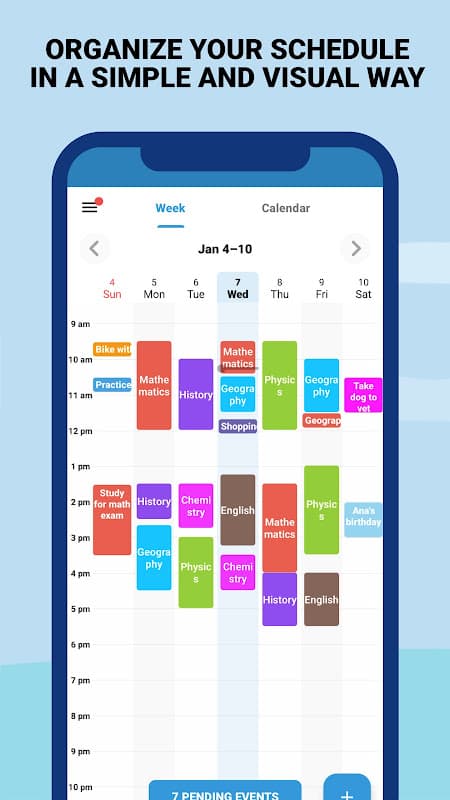 Student Calendar - Remember tasks ToDo & Timetable screenshot 1