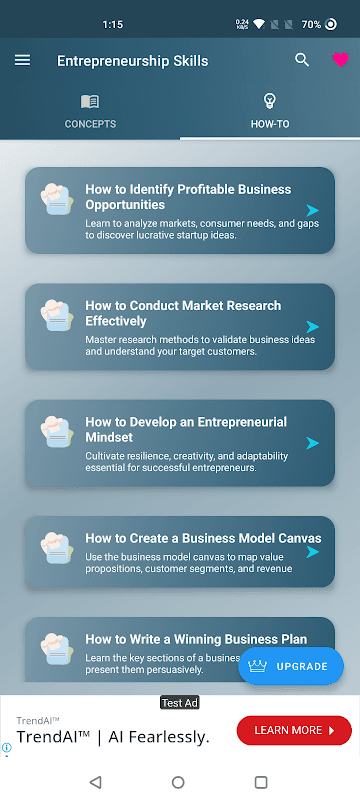 Entrepreneurship Skills screenshot 3