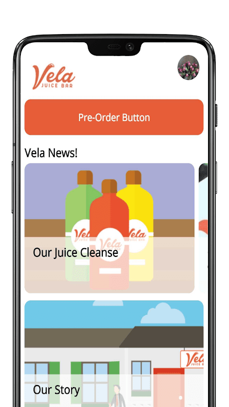 Vela Juice Bar screenshot 2