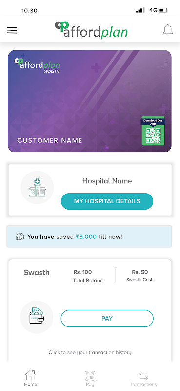 Affordplan Swasth screenshot 1