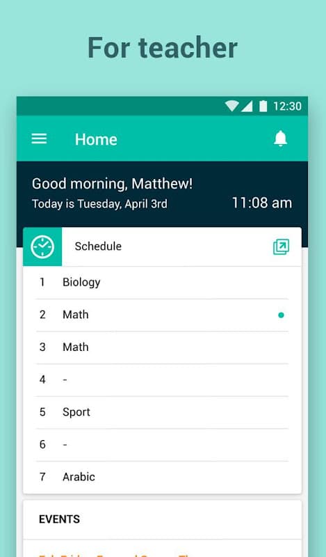 eSchool Agenda screenshot 1
