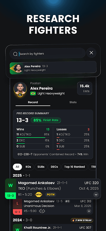 Verdict MMA Picks & Scoring screenshot 4