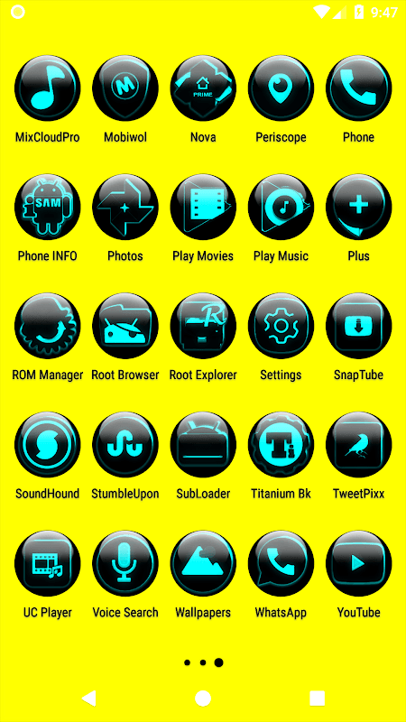 Cyan Glass Orb Icon Pack v3.0 screenshot 5