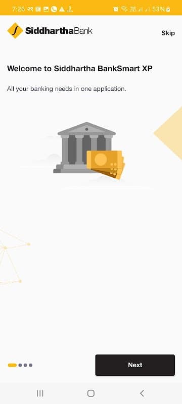 Siddhartha BankSmart screenshot 2