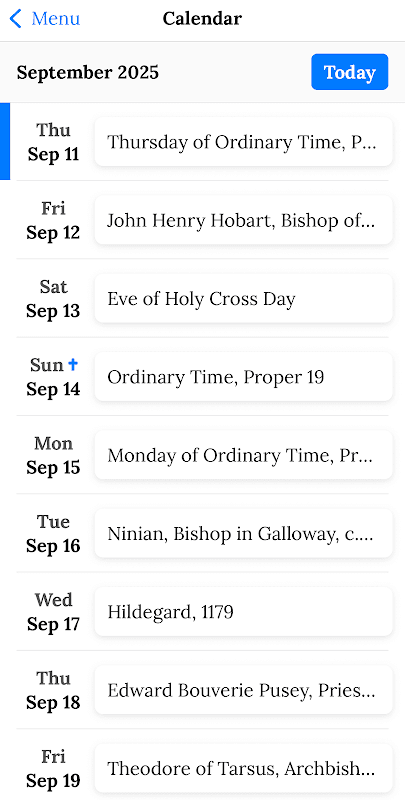 electronic Common Prayer screenshot 3