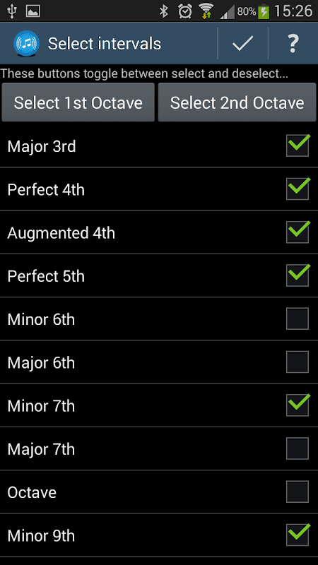 Interval Recognition ear train screenshot 2