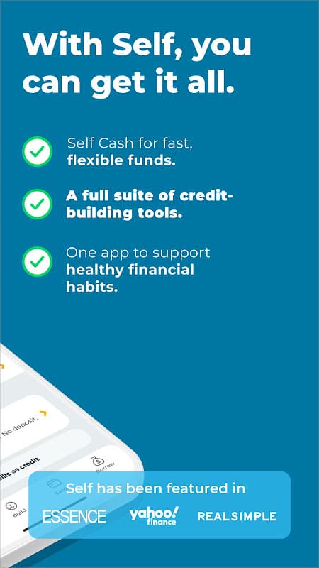 Self – Credit Builder & Cash screenshot 2