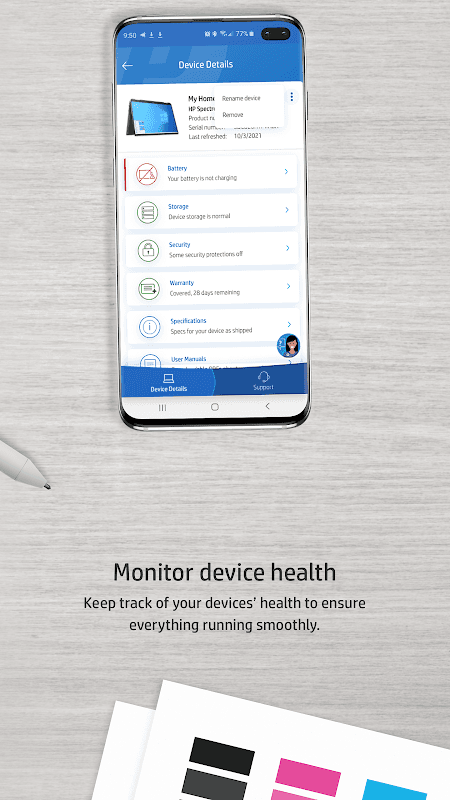 HP Support Assistant screenshot 4