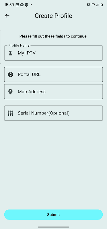 IPTV Stalker Player screenshot 2
