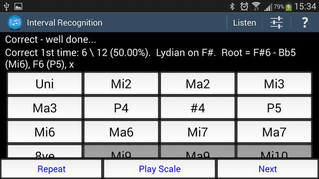 Interval Recognition ear train screenshot 6