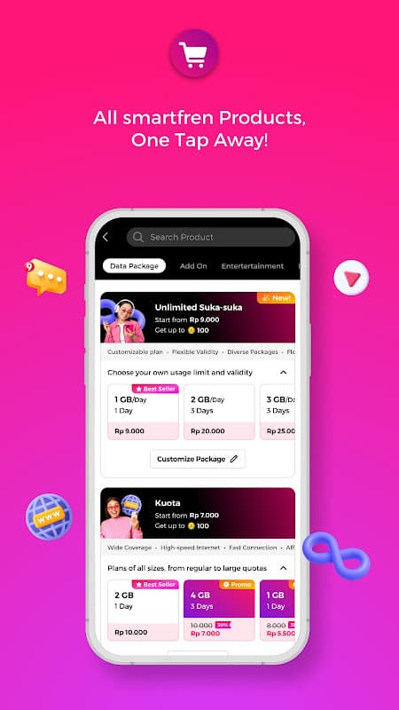 mySF. For everything smartfren. Everything WOW screenshot 5