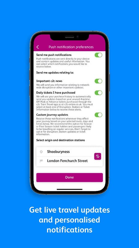c2c Train Travel: Buy Tickets screenshot 5
