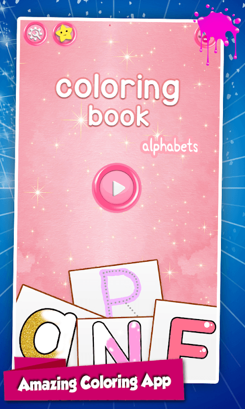 Alphabets Coloring book screenshot 1