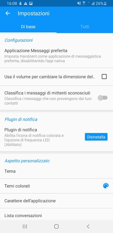 Handcent SMS Italian Language pack screenshot 3