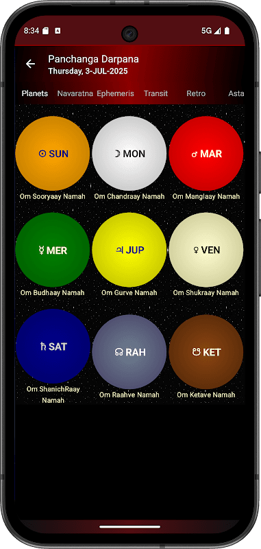 Astrology & Panchanga Calendar screenshot 6