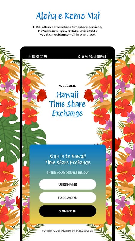 Hawaii Time Share Exchange screenshot 1