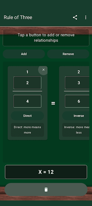 Composed Rule of Three screenshot 2
