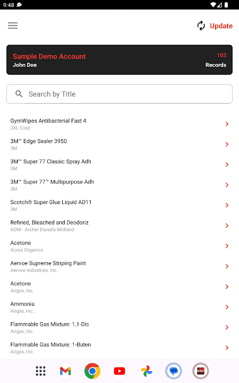 SDS BinderWorks Mobile screenshot 5
