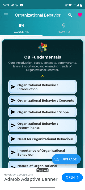 Organizational Behavior screenshot 2