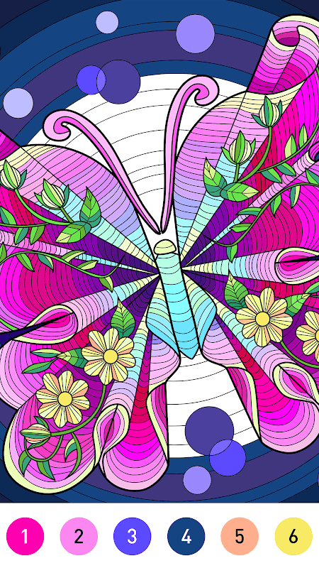 Mandala Color by Number Book screenshot 5