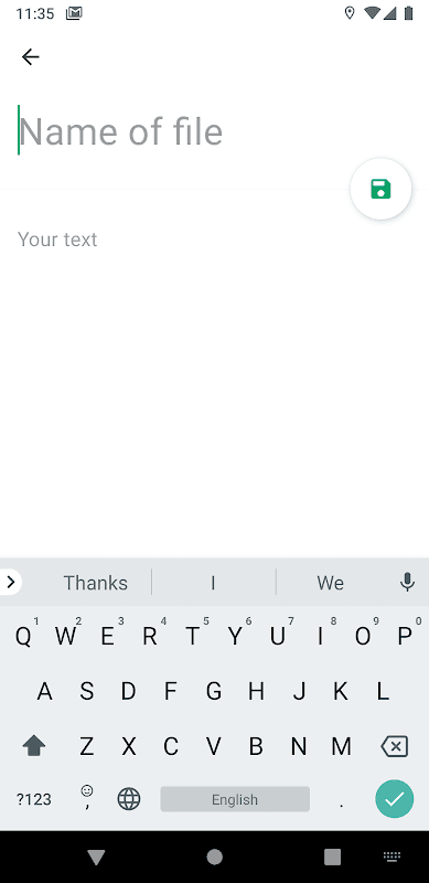 txtpad — Notepad for Android, Create txt files 🗒️ screenshot 3