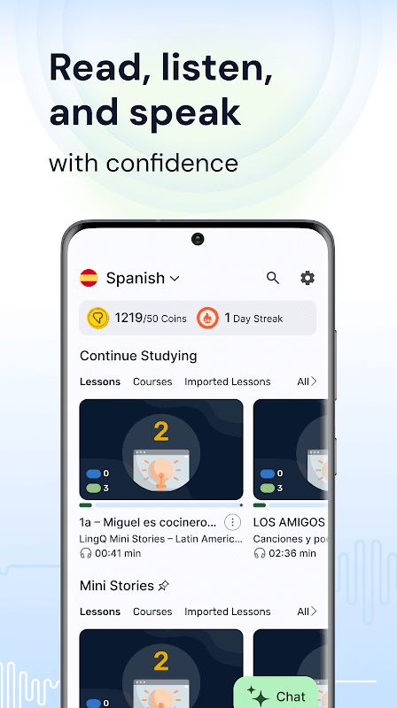 Learn Languages LingQ: Read, Listen,SRS Vocabulary screenshot 3