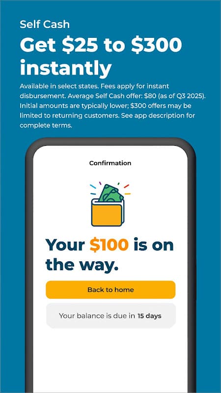 Self – Credit Builder & Cash screenshot 4