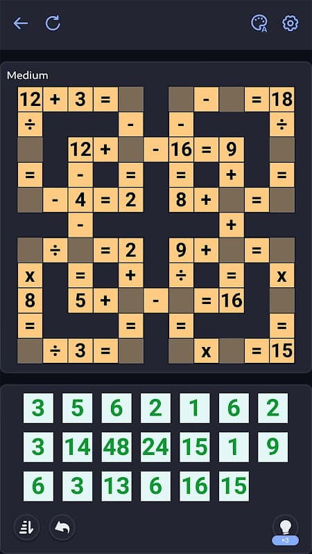 Crossmath - Math Puzzle Games screenshot 4