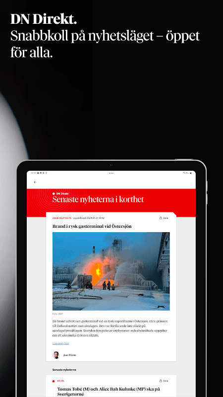 Dagens Nyheter screenshot 6