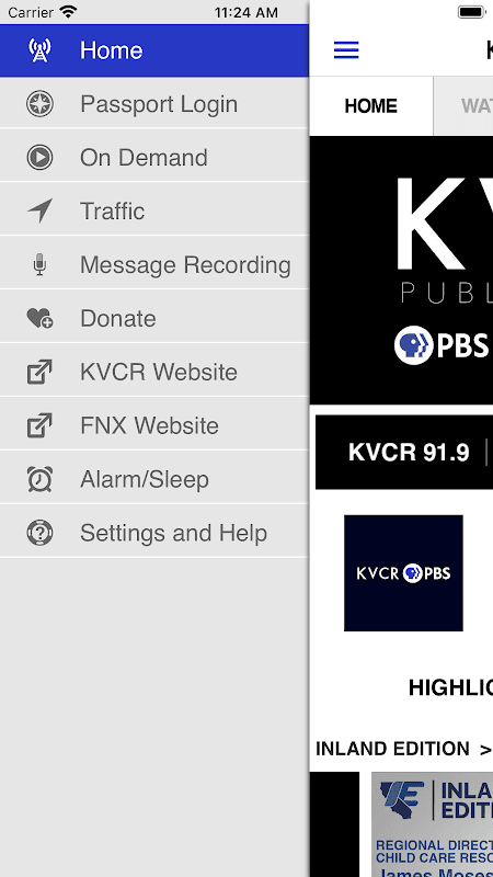 KVCR Public Media App screenshot 1