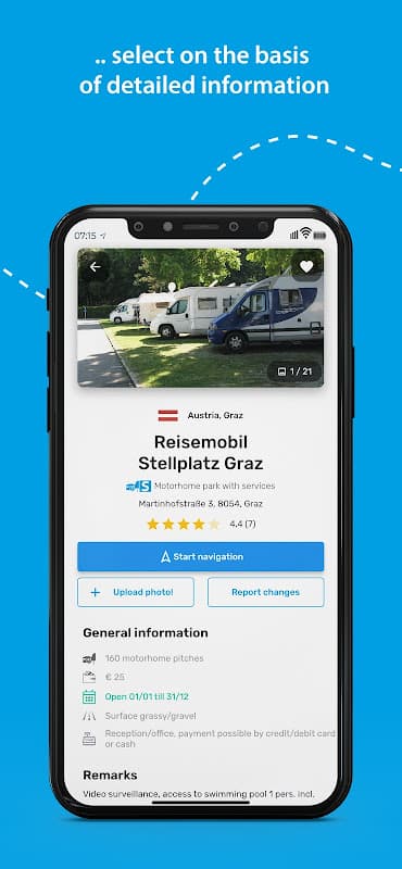 Camperstop-App Motorhome stops screenshot 4