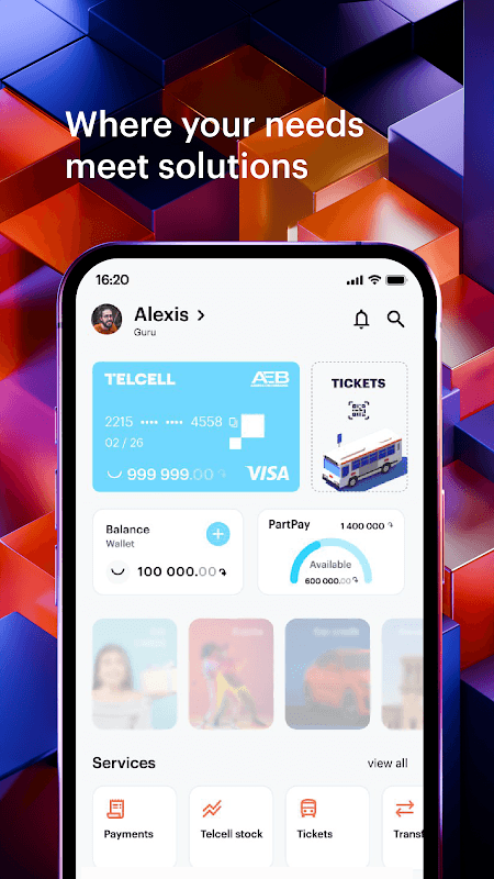 Telcell Wallet screenshot 1