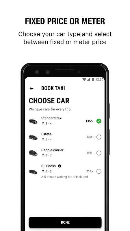 Taxi Sthlm screenshot 2